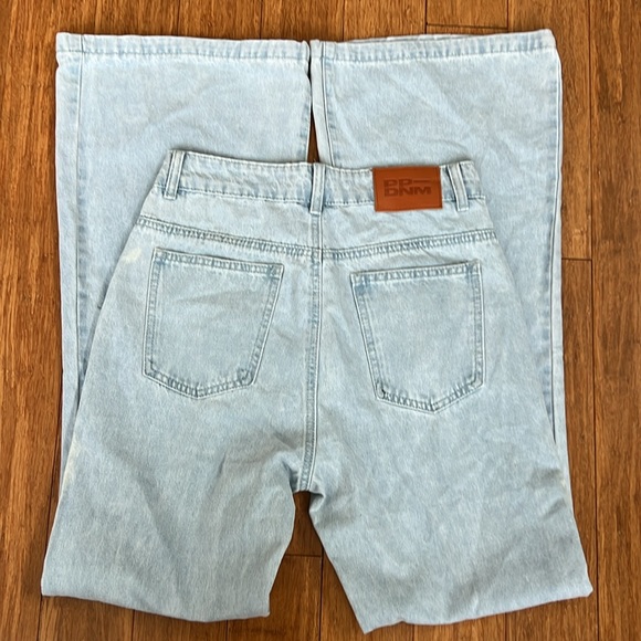 NEW PRINCESS POLLY Cabarita Lounge Denim Light Wash sz 6 - Picture 3 of 5